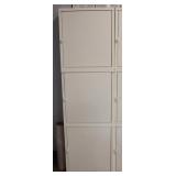 IKEA Hallen 3 Tiered Metal Storage Unit Lockers