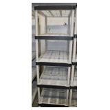 HDX 5 Tier Plastic Garage Shelving Unit