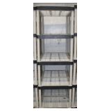 HDX 5 Tier Plasitc Garage Shelving Unit