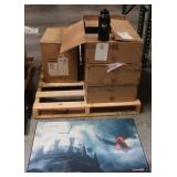 3 Boxes of Gaming Mats & 2 of Hydrapeak Bottles