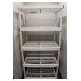HDX 5 Tier Plastic Garage Storage Shelving Unit