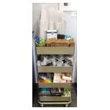 Coffee Bar Cart w/ Supplies