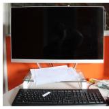 27" HP Pavillion 27xw Monitor w/ Stand & Keyboard