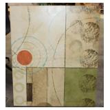 Weightless Abstract Graphic Print by Tom Reeves