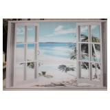 Window Beach w/ Coastal View Canvas Print