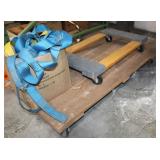 Moving Straps w/ 2 Wooden Rolling Dollies