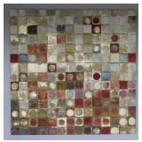 Sea Glass Mosaic By Silvia Vassileva Canvas Print