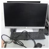 22" HP Monitor w/ Keyboard & Mouse
