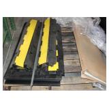 Rubber Cable Protector Ramps w/ IKEA Desk