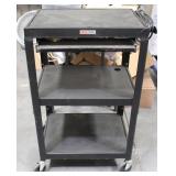ULINE Steel AV Cart w/ Keyboard Tray