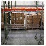 ULINE 2 Tier Wire Storage Shelving Unit