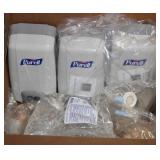 (3) Purell Wall Mount Sanitizer Dispensers