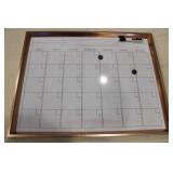 Dry Erase Wall Hanging Calendar