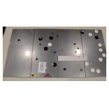 (4) Metal Magnetic Boards w/ Magnets