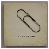 Keep It Together Paper Clip Wall Hanging Art