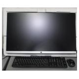 27" HP Monitor (No Stand) w/ Keyboard & Mouse