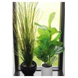 (2) Tall Faux Plants