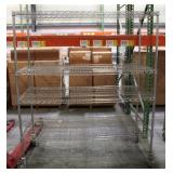 ULINE 4 Tier Wire Storage Shelving Unit
