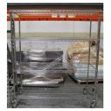 ULINE 4 Tier Wire Shelving Unit