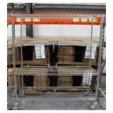 ULINE 4 Tier Wire Shelving Unit