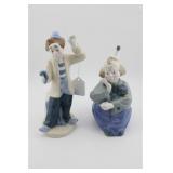 PAUL SEBASTIAN MEXICO CLOWN FIGURINE PAIR