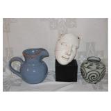MASK SCULPTURE & POTTERY PCS
