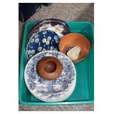 OXFORD BOWLS, POTTERY BOWL, PLATES