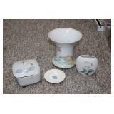 VASES & COVERED BOX