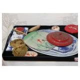 AISIAN COLLECIBLES & TRAYS