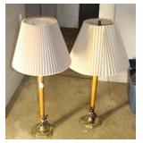 PAIR TABLE LAMPS