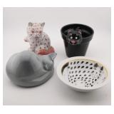 SELECTION OF CAT COLLECTIBLES