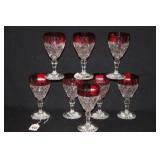 SET OF 8  'REGENCY' WINE GLASSES