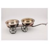 SILVERPLATE WINE WAGON