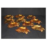 (10) LEAF NUT/CANDY DISHES