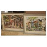 ABOUT 15 PRINTS, ETCHINGS & OTHER ARTWORK