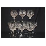 SET OF 10 GORHAM 'LA SCALA' WATER GOBLETS