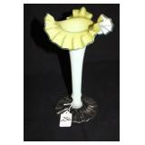 VICTORIAN CASED TRUMPET VASE