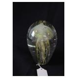 JELLYFISH GLASS PAPERWEIGHT
