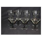 MARGANTOWN 'ART MODERNE' STEMWARE