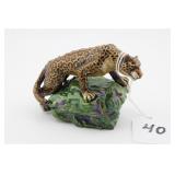 ROYAL GEM COLLECTION LEOPARD TRINKET BOX