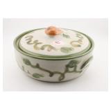 LOUISEVILLE STONEWARE COVERED CASSEROLE