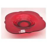 RUBY RED CENTER BOWL