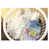 BASKET OF LINENS