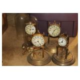 4 ANNIVERSARY CLOCKS FOR PARTS OR REPAIR