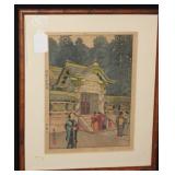 TOSHI YOSHIDA WOODBLOCK PRINT