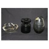 3 PCS ART GLASS