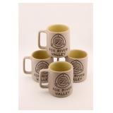 SET OF (4) PIGEON FORGE POTTERY MUGS