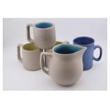 5 PCS PIGEON FORGE POTTERY