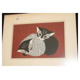 KAORU KAWANO (19126-1965) WOODBLOCK PRINT