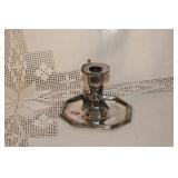SILVER PLATED CHAMBER CANDLESTICK HOLDER